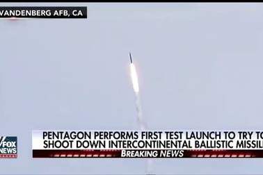 Mỹ thử nghiệm bắn hạ thành công tên lửa đạn đạo xuyên lục địa