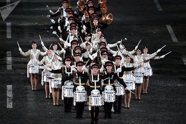 Mãn nhãn lễ hội quân nhạc lớn nhất thế giới tại Nga