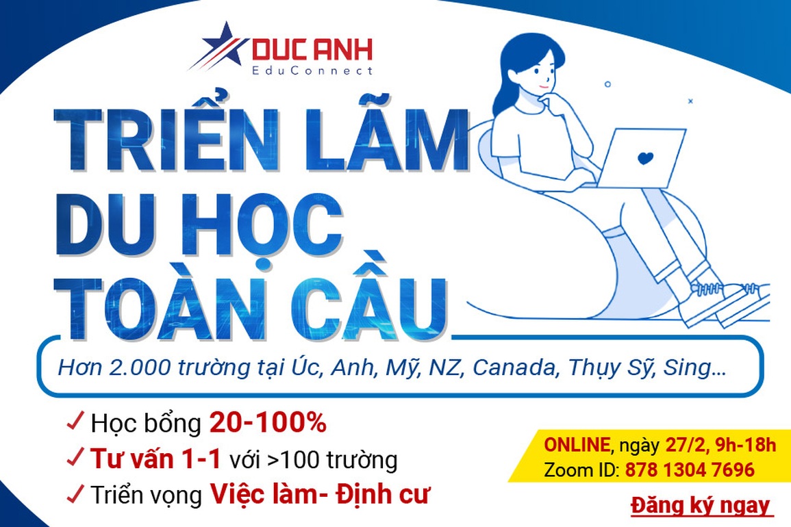Triển lãm du học với hơn 100 trường trao học bổng 20 - 100% - 2