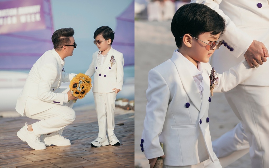 Khoảnh khắc con trai Đàm Vĩnh Hưng đòi bố bế khi đang catwalk gây chú ý - 2 Khoảnh khắc con trai Đàm Vĩnh Hưng đòi bố bế khi đang catwalk gây chú ý - 2