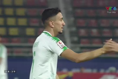 Al-Ammari gỡ hòa 1-1 cho U23 Iraq trước U23 Bahrain
