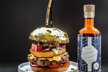 Chiếc bánh kẹp thịt đắt đỏ nhất thế giới có giá hơn 50 triệu đồng