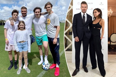 Không phải bỗng dưng nhà Beckham có thể "mát mặt" vì con