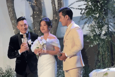 Vì sao Quốc Nghiệp, Ngọc Mai vắng mặt ở tiệc kỷ niệm ngày cưới của Quốc Cơ?