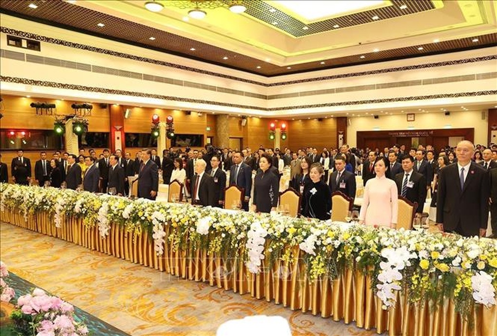 Chiêu đãi trọng thể chào mừng Tổng Bí thư, Chủ tịch nước Trung Quốc Tập Cận Bình và Phu nhân - 4 Chiêu đãi trọng thể chào mừng Tổng Bí thư, Chủ tịch nước Trung Quốc Tập Cận Bình và Phu nhân - 4