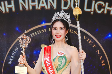 Vũ Thục Hiền Hải Dương đăng quang Hoa hậu Doanh nhân Du lịch Việt Nam 2023