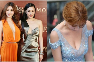 Thiên thần vòng 1 khiến các mỹ nữ showbiz "xanh mặt" khi dự sự kiện