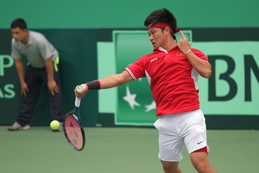 Đội tuyển quần vợt Việt Nam thua chóng vánh ở ngày đầu Davis Cup