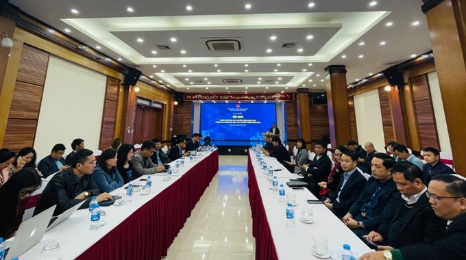 Quang cảnh hội nghị truyền thông giáo dục nghề nghiệp.