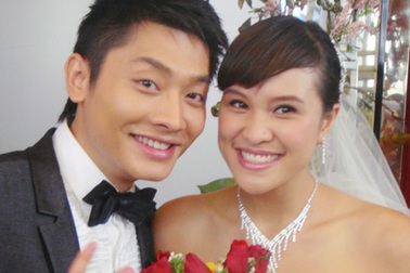 “Chân dài” Phương Mai xinh đẹp trong ngày cưới