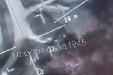 UAV Orion của Nga tiêu diệt xe tăng Ukraine