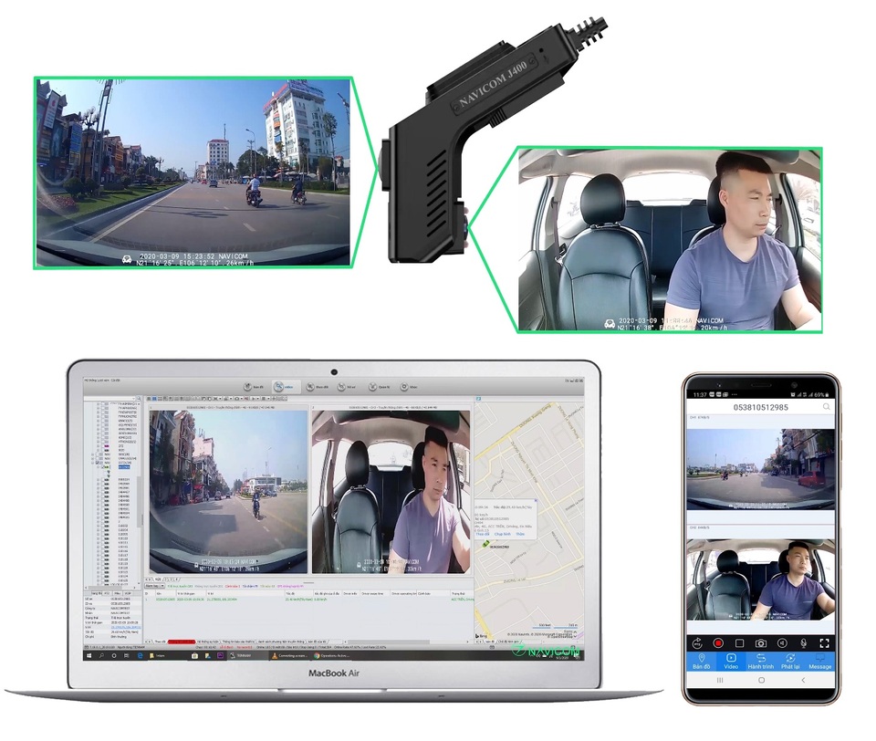 Navicom ra mắt camera giám sát hành trình ô tô cao cấp Navicom J400 - 2 Navicom ra mắt camera giám sát hành trình ô tô cao cấp Navicom J400 - 2