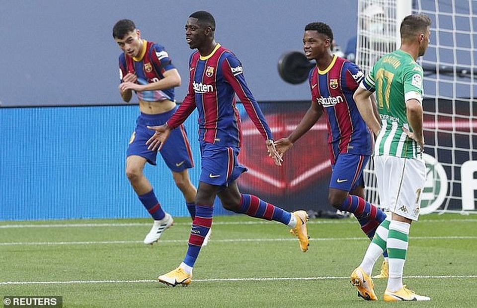 Messi lập cú đúp, Barcelona thắng đậm Real Betis - 2 Messi lập cú đúp, Barcelona thắng đậm Real Betis - 2
