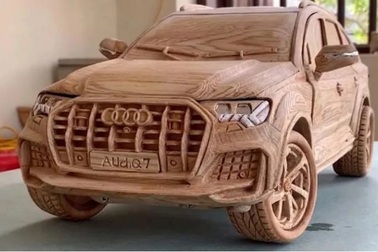 Loạt ô tô mô hình bằng gỗ của thợ Việt sốt trên báo ngoại