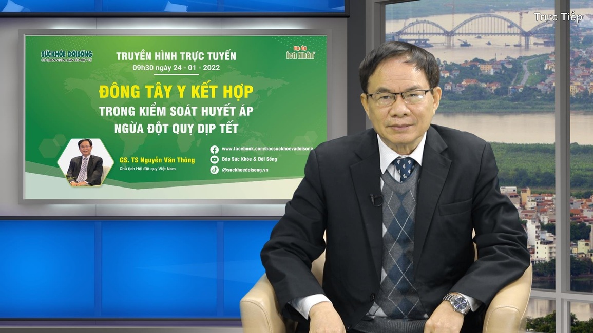 Đông Tây y kết hợp trong kiểm soát huyết áp, ngừa đột quỵ dịp Tết - 1 Đông Tây y kết hợp trong kiểm soát huyết áp, ngừa đột quỵ dịp Tết - 1