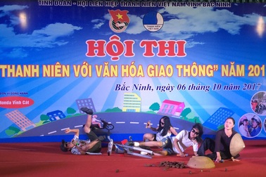 Sôi động Hội thi “Thanh niên Bắc Ninh với văn hóa giao thông” năm 2017
