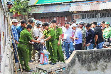 Phát hiện một vật giống cánh tay người dưới kênh