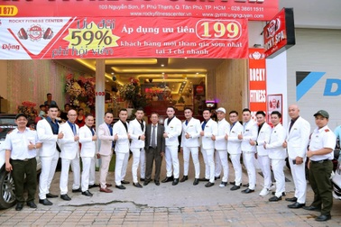 Trải nghiệm hàng loạt bộ môn thể thao hấp dẫn, hiện đại tại trung tâm Rocky Fitness Center