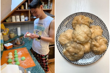 Khoe bánh bao mới làm, chàng trai Thái Bình khiến dân mạng cười lăn