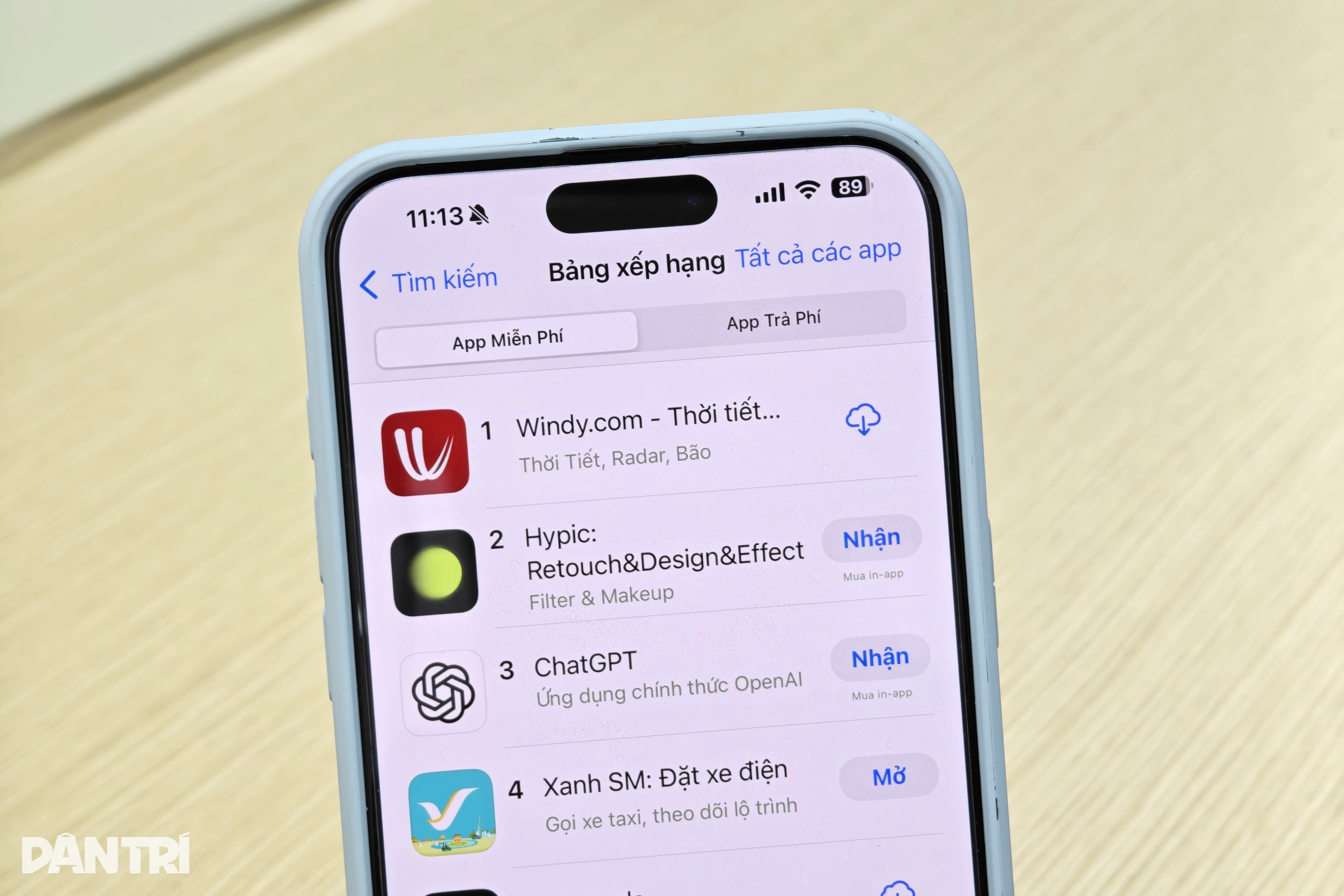Ứng dụng theo dõi bão Wipha được tải nhiều nhất trên iPhone - 1