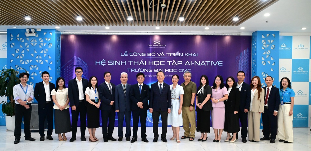 Trường Đại học CMC vận hành hệ sinh thái AI-Native, tái thiết kế hoạt động đào tạo - 1 Trường Đại học CMC vận hành hệ sinh thái AI-Native, tái thiết kế hoạt động đào tạo - 1