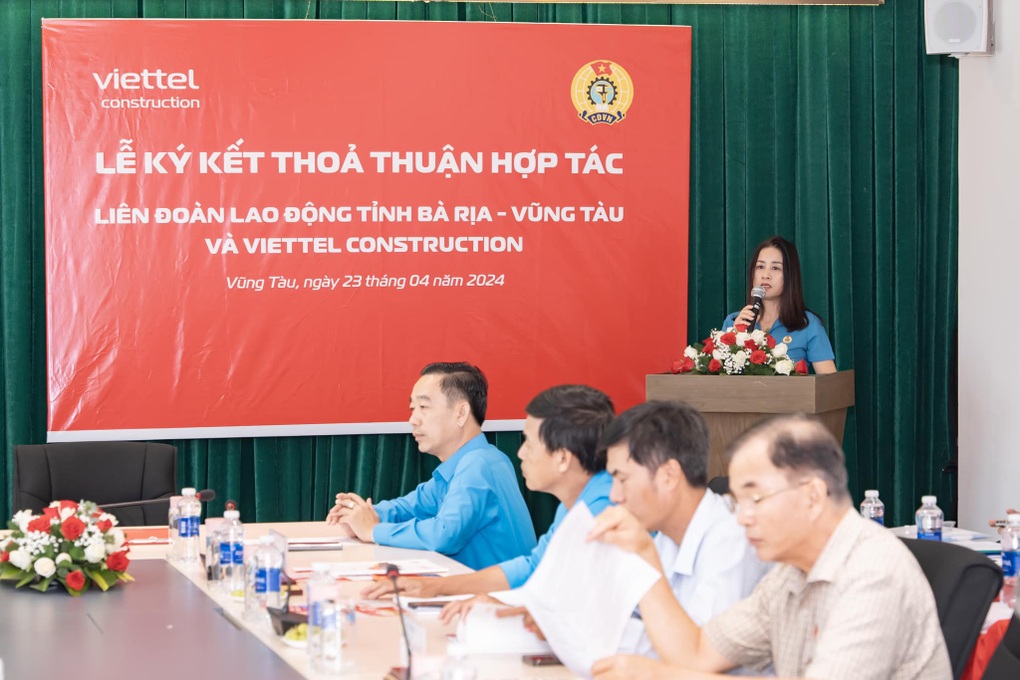 Viettel Construction cùng Liên đoàn Lao động Bà Rịa - Vũng Tàu hợp tác vì người lao động - 4 Viettel Construction cùng Liên đoàn Lao động Bà Rịa - Vũng Tàu hợp tác vì người lao động - 4