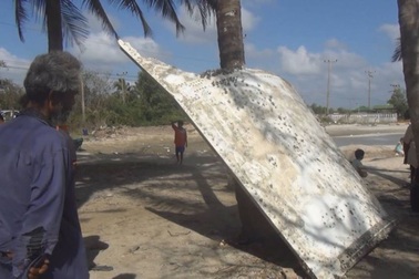 Vật thể dạt vào biển Thái Lan có thể là mảnh vỡ tên lửa từ Nhật Bản