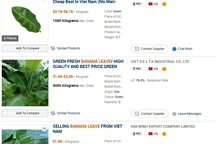 Lông mi, hương trầm, lá chuối xuất khẩu rầm rộ thông qua "gã khổng lồ" Alibaba.com