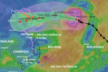 Bão Wipha tăng cấp, ảnh hưởng hầu khắp Đông Bắc Bộ