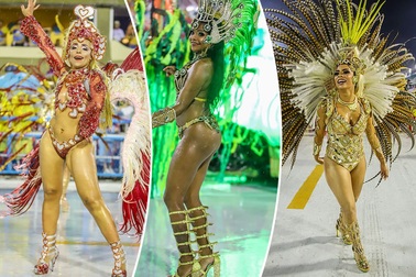 Vẻ đẹp khỏe khoắn “bốc lửa” của những vũ nữ Brazil