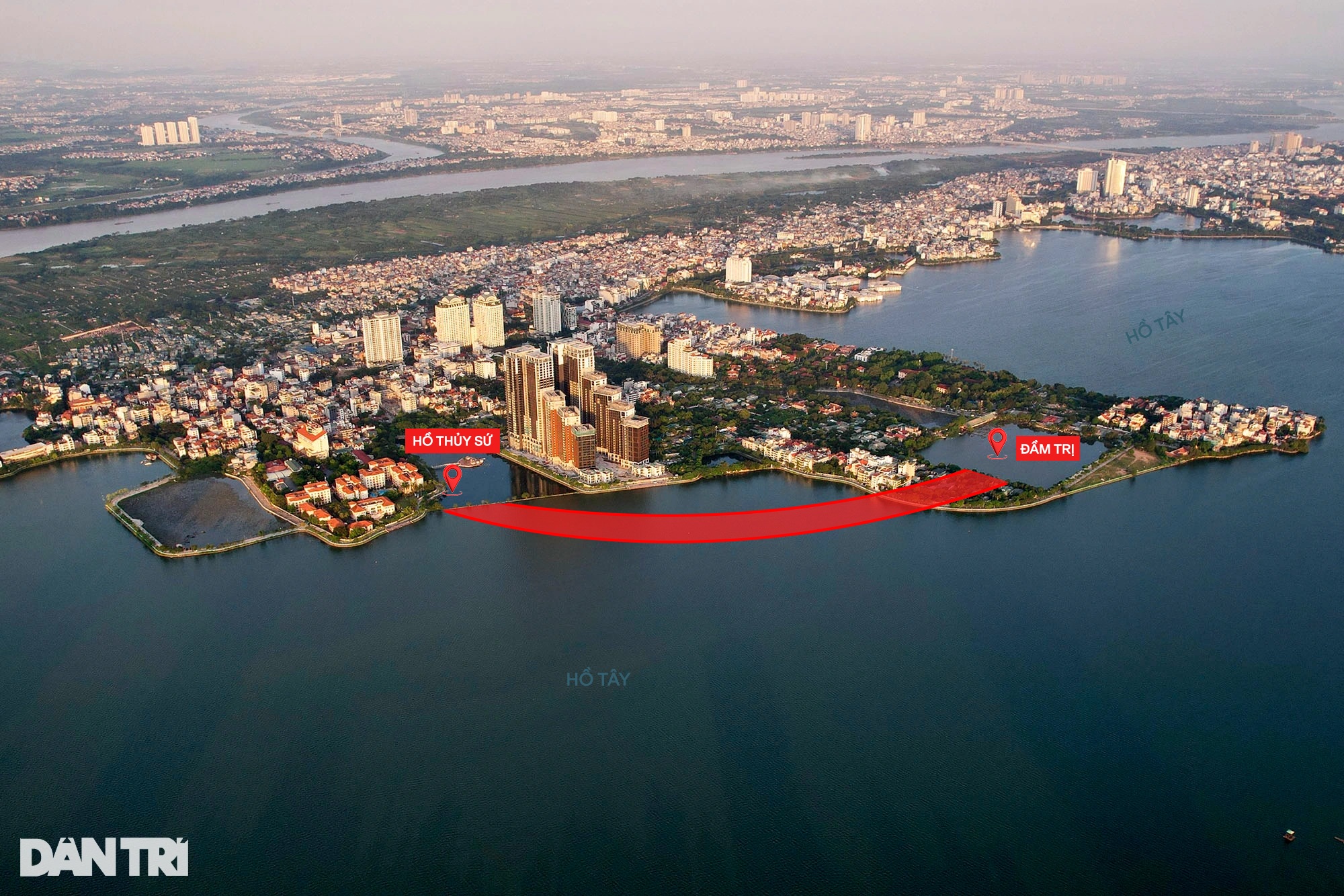 Khu vực mở rộng đường, xây cầu tại hồ Tây vừa được TP Hà Nội phê duyệt - 9