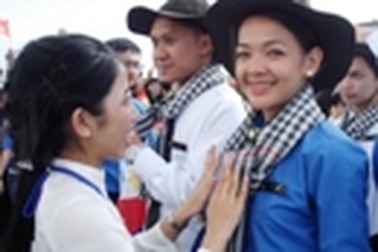 Tàu Thanh niên Đông Nam Á cập cảng Sài Gòn