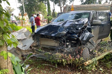 Vụ xe bán tải tông 3 người tử vong ở Đắk Lắk: Tài xế dương tính ma túy