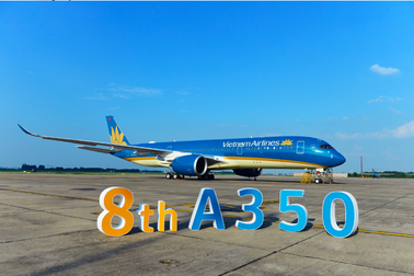 Cận cảnh siêu máy bay A350-900 vừa “cập bến” Nội Bài