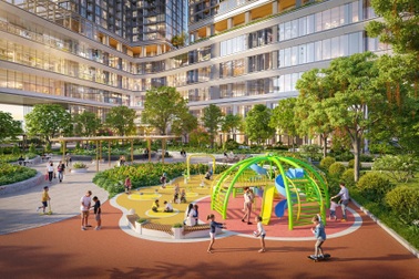 Cảm hứng “ngũ phúc” tại khu vườn Feliz Jardin trung tâm tổ hợp Sun Group Cầu Giấy