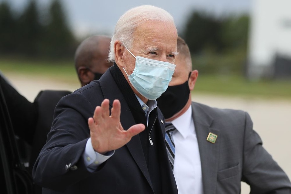 Bầu cử Mỹ 2020: Ông Biden quyết không cách ly dù nhân viên mắc Covid-19 - 1 Bầu cử Mỹ 2020: Ông Biden quyết không cách ly dù nhân viên mắc Covid-19 - 1