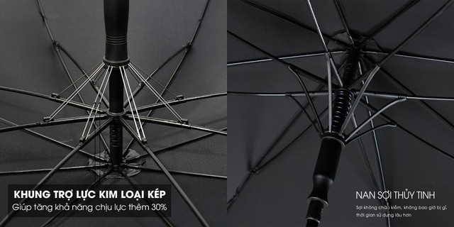 Cách chọn ô dù tuổi thọ lên tới 5 năm, chống gió lớn đến cấp 7 - 2 Cách chọn ô dù tuổi thọ lên tới 5 năm, chống gió lớn đến cấp 7 - 2