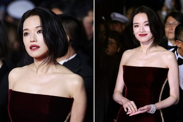 Thư Kỳ khoe vẻ đẹp khí chất, được khen là nữ hoàng thảm đỏ tại LHP Cannes