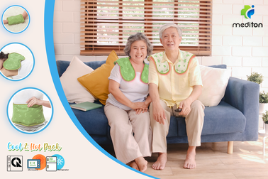 Mẹo nhỏ: Giảm đau nhức mệt mỏi khi sử dụng túi chườm nóng lạnh Mediton