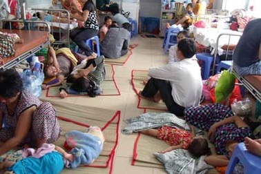 Trẻ bị tiêu chảy, hô hấp, viêm màng não tăng do thời tiết 