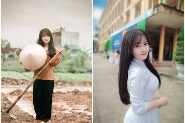 Nữ sinh 16 tuổi tài năng hoá cô thôn nữ xinh đẹp