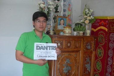 Hơn 7 triệu đồng tiếp tục đến với gia đình chị Hoài Phương