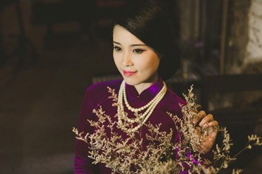 Á khôi Lưu Ly khoe vẻ cổ điển trong tà áo dài