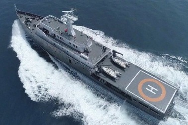 Indonesia điều tàu “khủng” tuần tra biển Đông