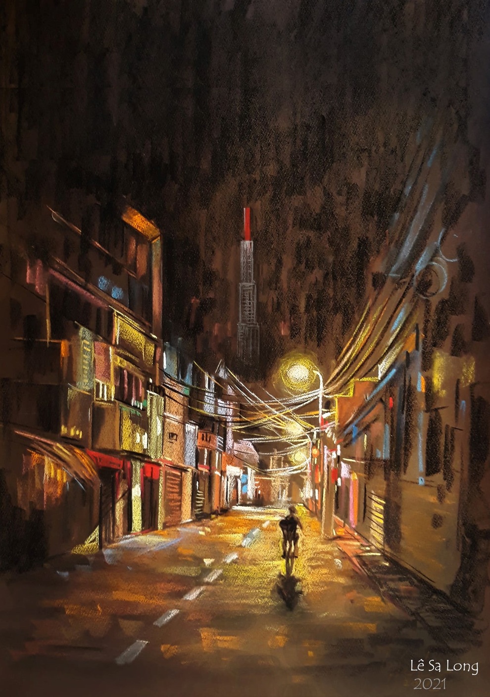 Những câu chyện ấm tình người giữa tâm dịch Sài Gòn được vẽ thành tranh - 9 Những câu chyện ấm tình người giữa tâm dịch Sài Gòn được vẽ thành tranh - 9