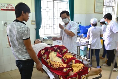 Nhậu với cá nóc, 5 người dân Lý Sơn bị ngộ độc