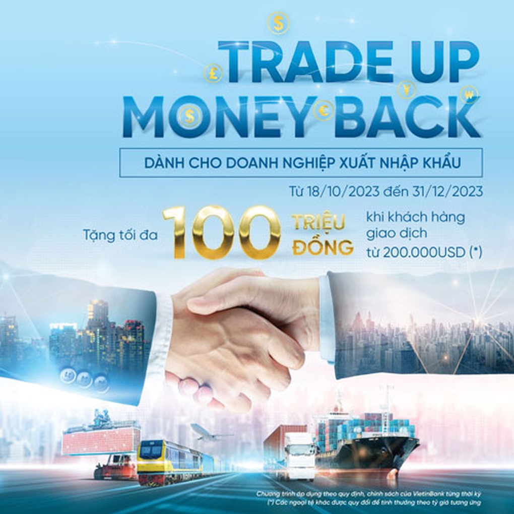 VietinBank tặng tới 100 triệu đồng cho doanh nghiệp xuất nhập khẩu - 1 VietinBank tặng tới 100 triệu đồng cho doanh nghiệp xuất nhập khẩu - 1