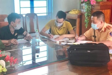 Lái xe đầu kéo vi phạm tốc độ, test nhanh dương tính với ma túy