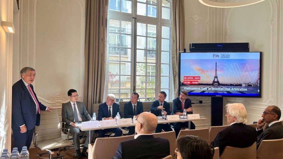 Công ty Luật TNHH YKVN tổ chức tọa đàm về pháp luật Việt Nam tại tuần lễ trọng tài Paris - 1 Công ty Luật TNHH YKVN tổ chức tọa đàm về pháp luật Việt Nam tại tuần lễ trọng tài Paris - 1