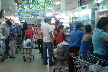 “Bở hơi tai” đi siêu thị ngày nghỉ lễ